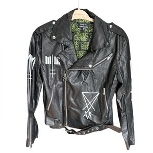 Dolls Kill Marilyn Manson Faux Leather Jacket